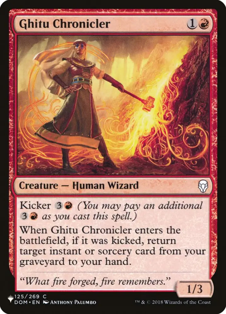 Ghitu Chronicler [The List] - MTG Single