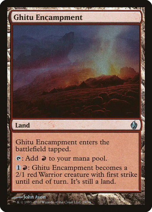 Ghitu Encampment [Premium Deck Series: Fire and Lightning] - MTG Single