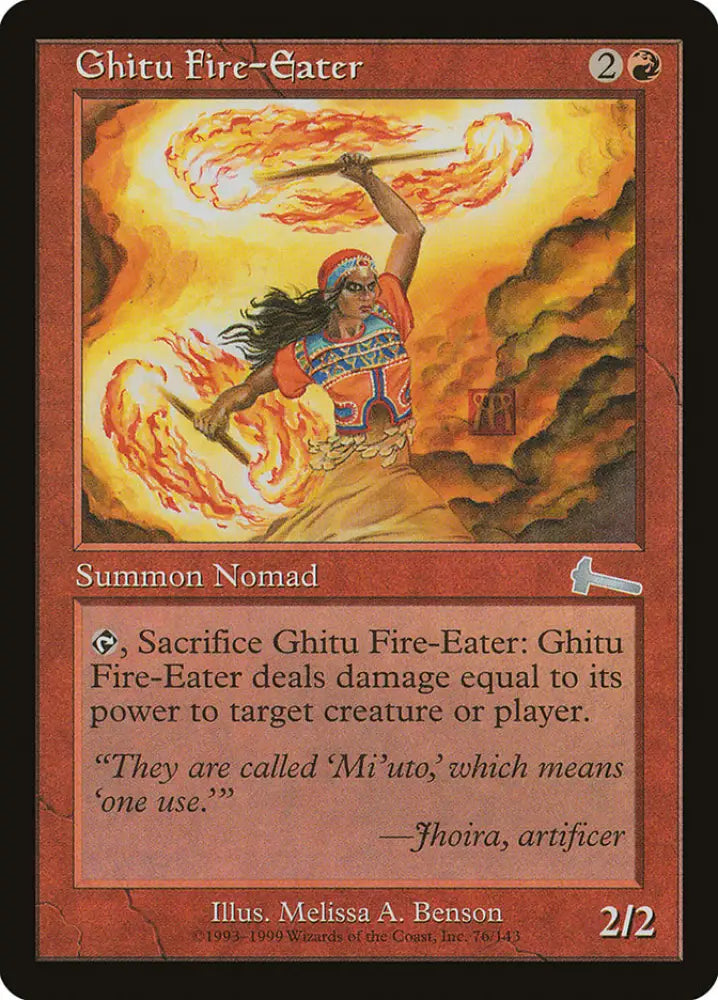 Ghitu Fire-Eater [Urza’s Legacy] - MTG Single