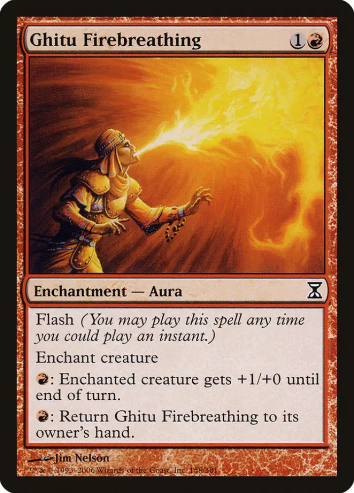 Ghitu Firebreathing [Time Spiral] - MTG Single