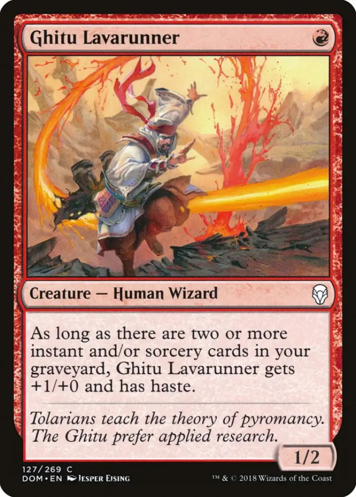 Ghitu Lavarunner [Dominaria] - MTG Single