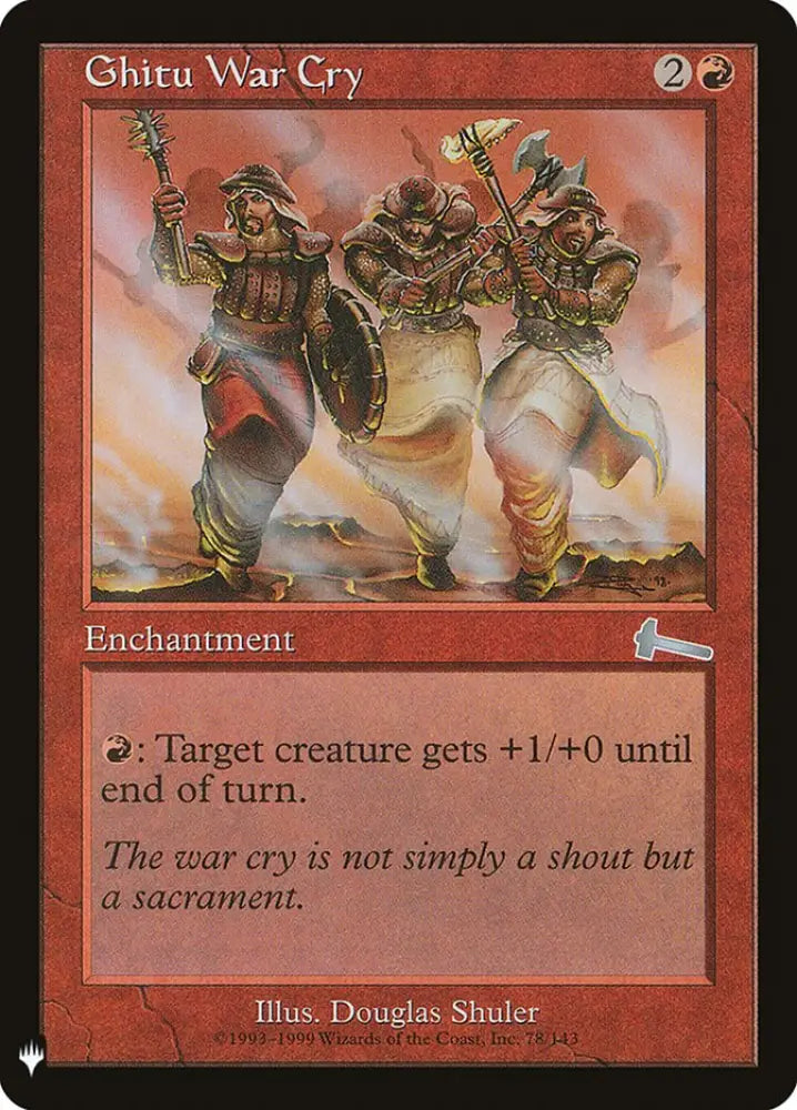Ghitu War Cry [Mystery Booster] - MTG Single