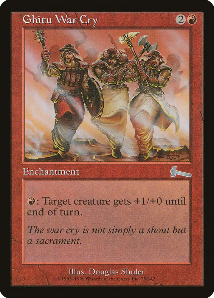 Ghitu War Cry [Urza’s Legacy] - MTG Single