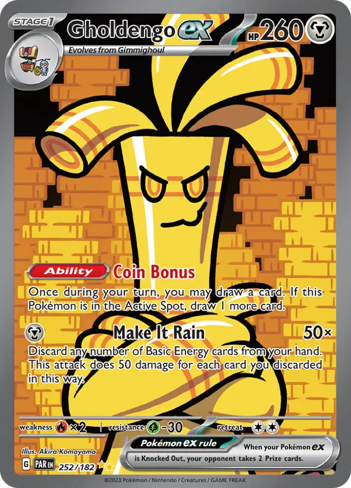 Gholdengo ex (252/182) [Scarlet & Violet: Paradox Rift] - Pokemon Single