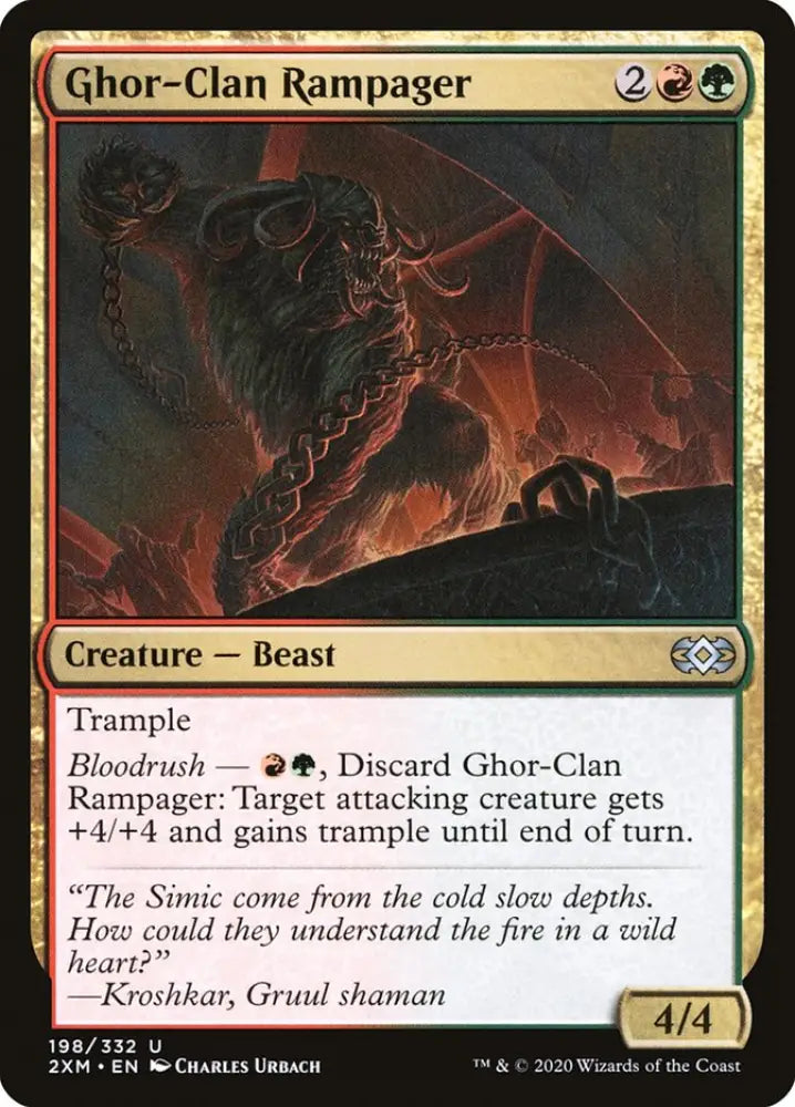 Ghor-Clan Rampager [Double Masters] - MTG Single