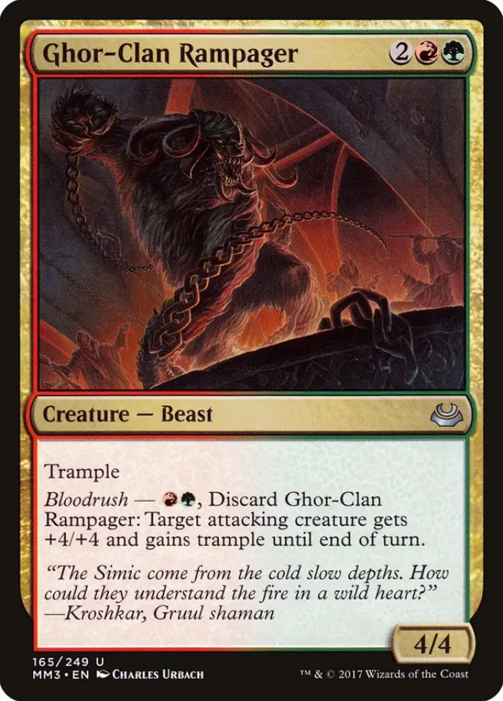 Ghor-Clan Rampager [Modern Masters 2017] - MTG Single