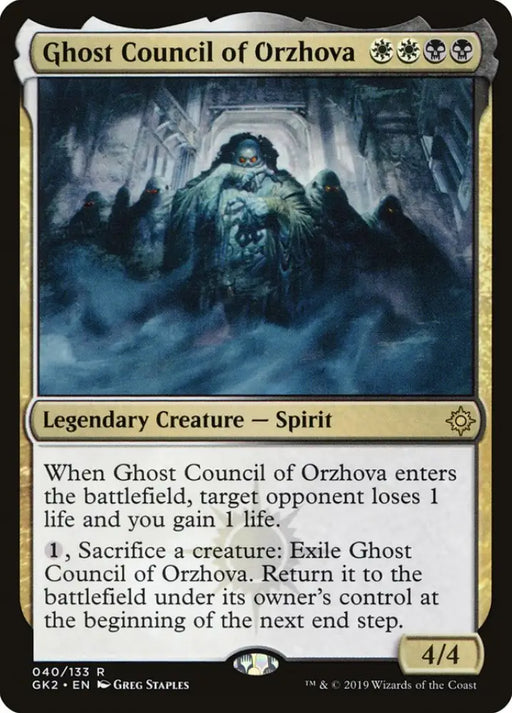 Ghost Council of Orzhova [Ravnica Allegiance Guild Kit] - MTG Single