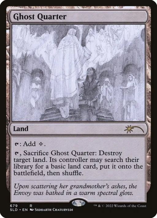 Ghost Quarter (Sketch) [Secret Lair Drop Promos] - MTG Single