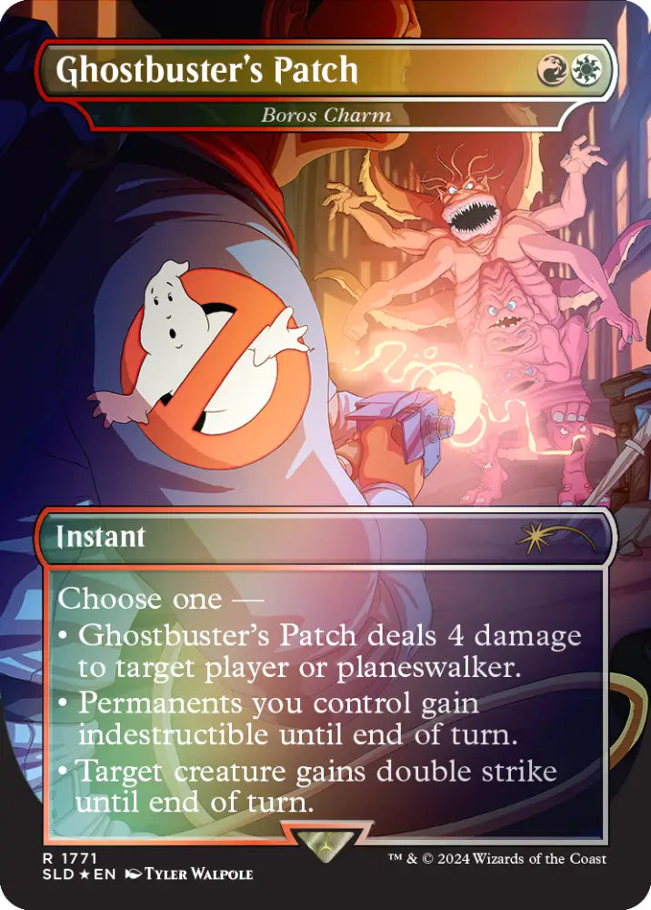 Ghostbuster’s Patch - Boros Charm (Rainbow Foil) [Secret Lair Drop Series] - MTG Single