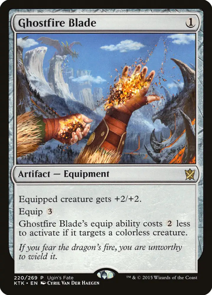 Ghostfire Blade [Ugin’s Fate] - MTG Single