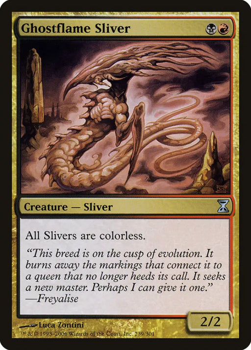 Ghostflame Sliver [Time Spiral] - MTG Single