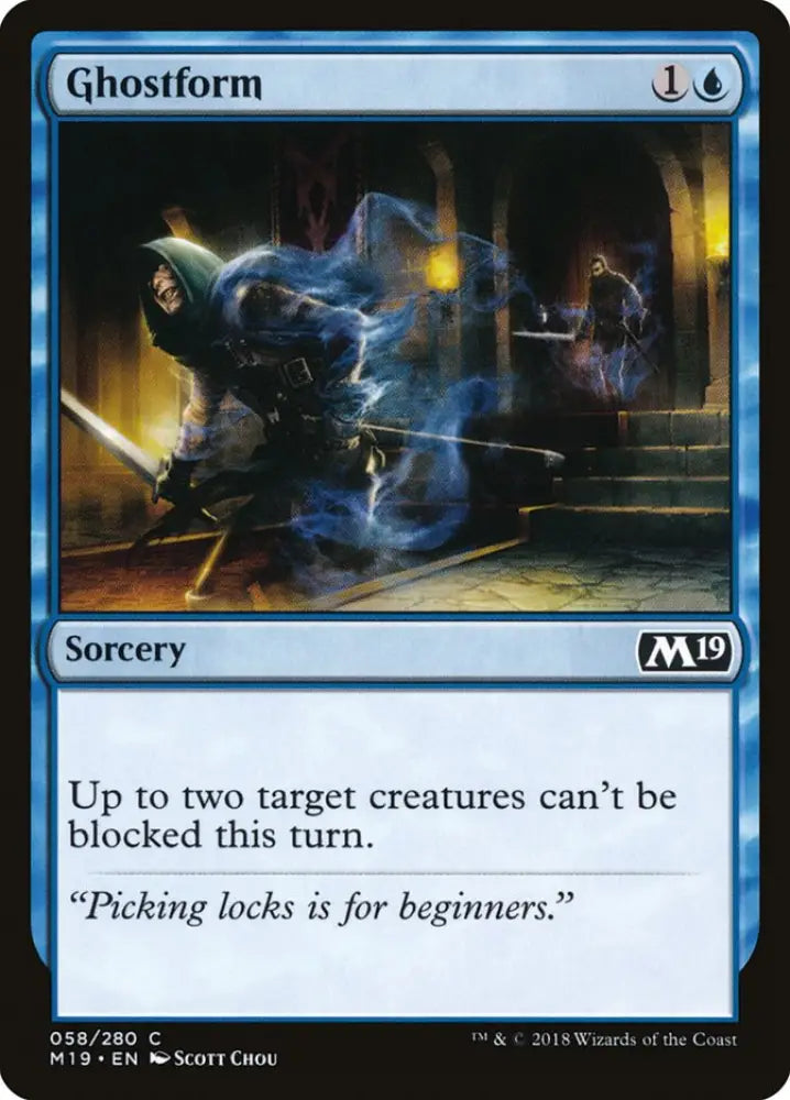 Ghostform [Core Set 2019] - MTG Single
