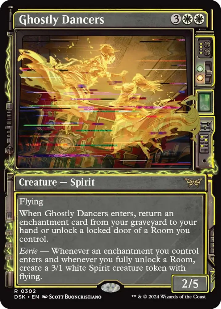 Ghostly Dancers (Showcase) [Duskmourn: House of Horror] - MTG Single