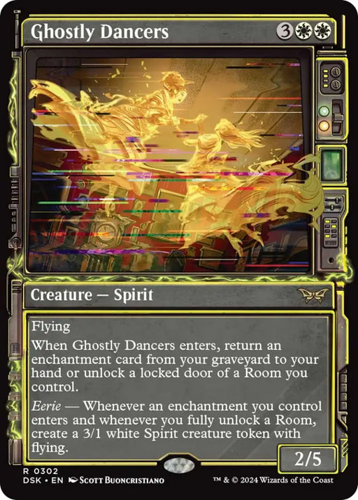 Ghostly Dancers (Showcase) [Duskmourn: House of Horror] - MTG Single