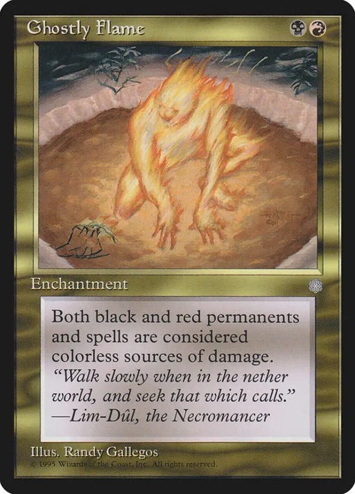Ghostly Flame [Ice Age] - MTG Single