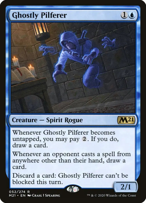 Ghostly Pilferer [Core Set 2021] - MTG Single