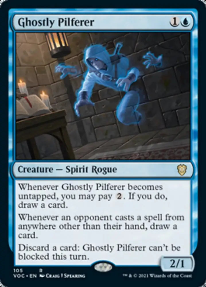Ghostly Pilferer [Innistrad: Crimson Vow Commander] - MTG Single