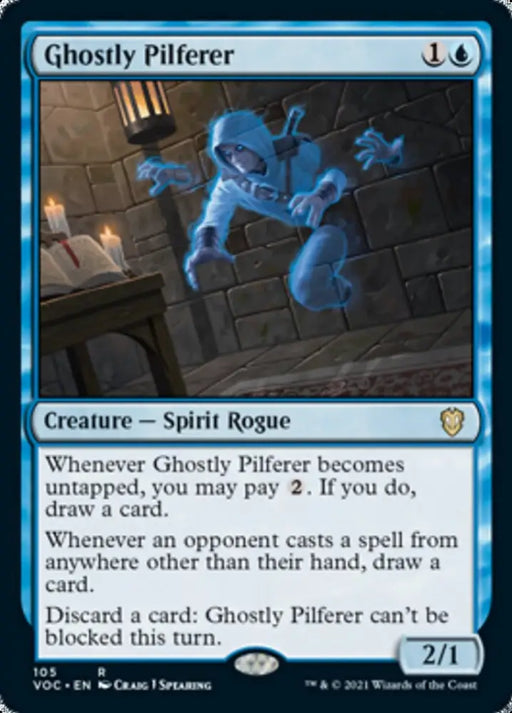 Ghostly Pilferer [Innistrad: Crimson Vow Commander] - MTG Single