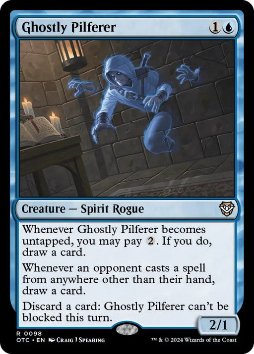 Ghostly Pilferer [Outlaws of Thunder Junction Commander] - MTG Single