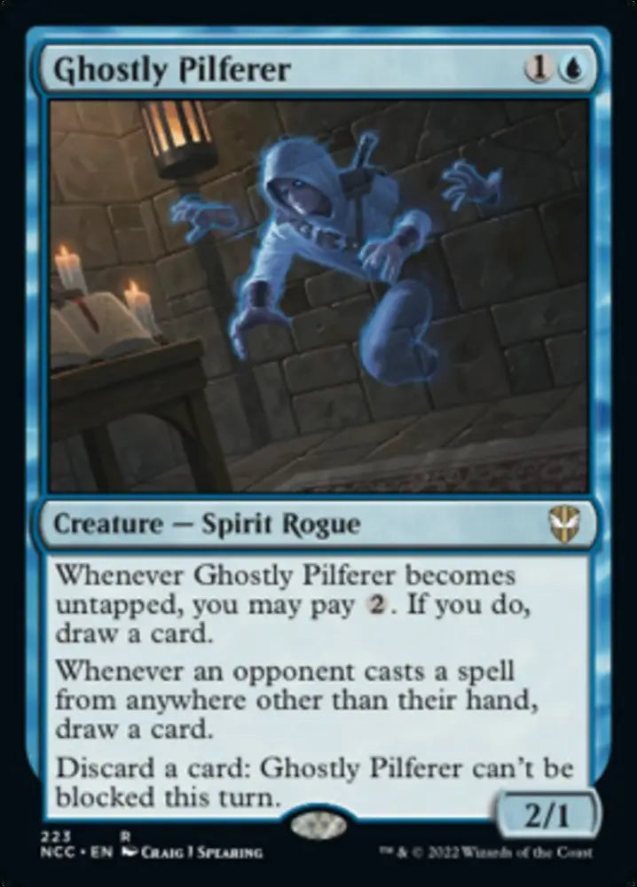 Ghostly Pilferer [Streets of New Capenna Commander] - MTG Single