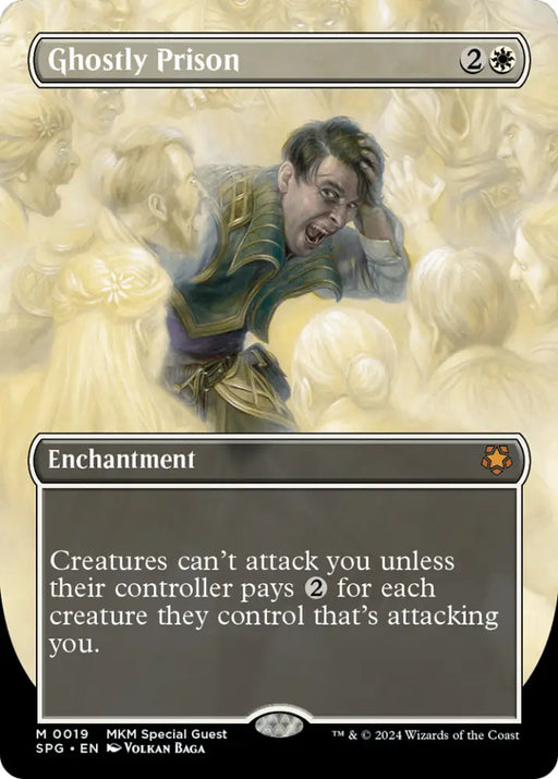 Ghostly Prison (Borderless) [Murders at Karlov Manor Special Guests] - MTG Single