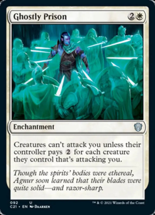 Ghostly Prison [Commander 2021] - MTG Single