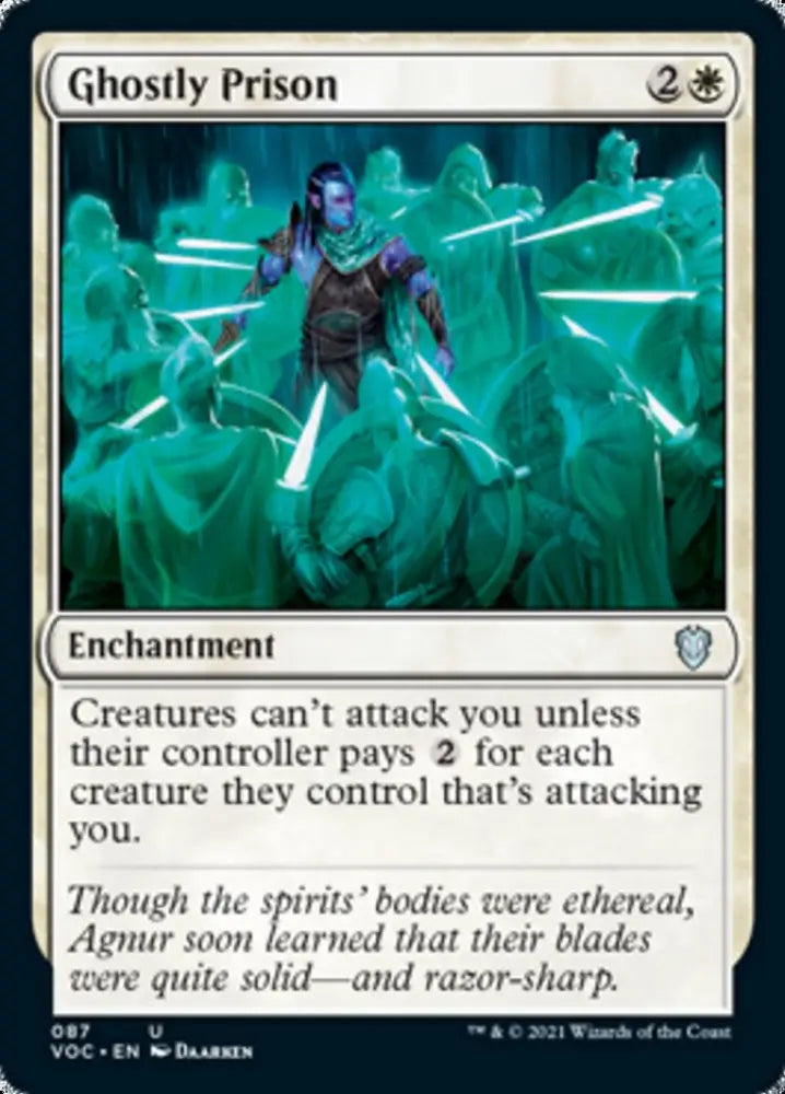 Ghostly Prison [Innistrad: Crimson Vow Commander] - MTG Single