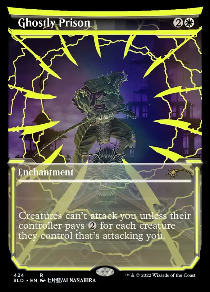 Ghostly Prison (Neon Ink Yellow) [Secret Lair Drop Series] - MTG Single