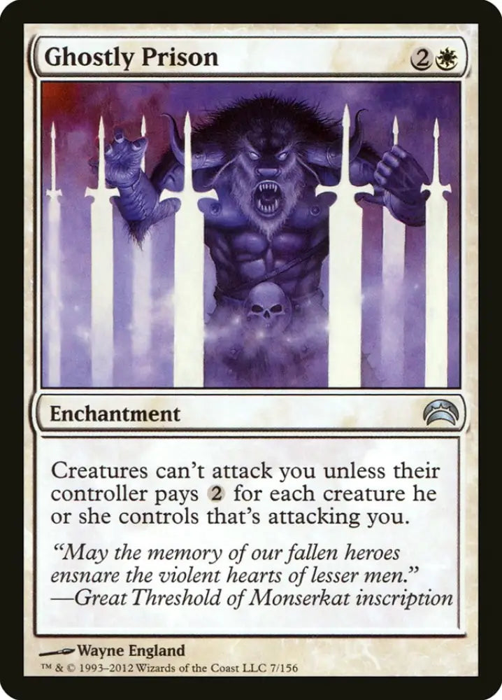 Ghostly Prison [Planechase 2012] - MTG Single
