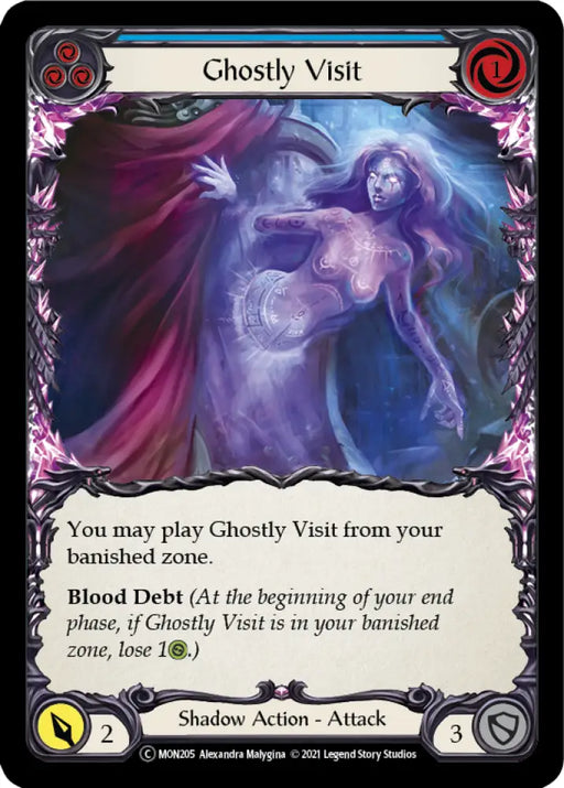 Ghostly Visit (Blue) [Monarch Unlimited] Unlimited Normal - Flesh And Blood Single