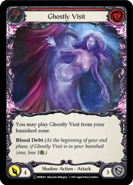 Ghostly Visit (Red) [Monarch Unlimited] Unlimited Normal - Flesh And Blood Single
