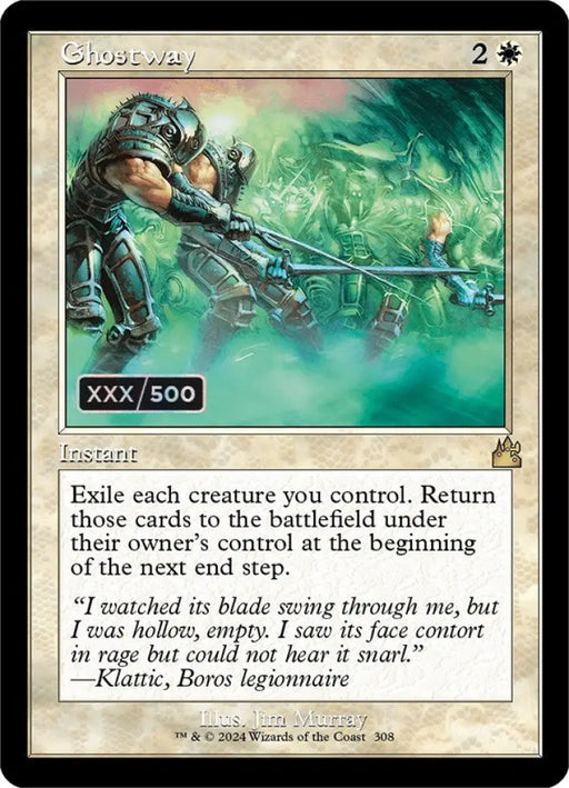 Ghostway (Retro) (Serialized) [Ravnica Remastered] - MTG Single