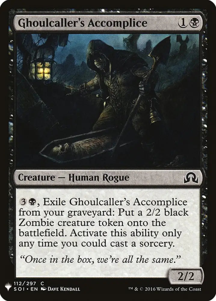 Ghoulcaller’s Accomplice [Mystery Booster] - MTG Single