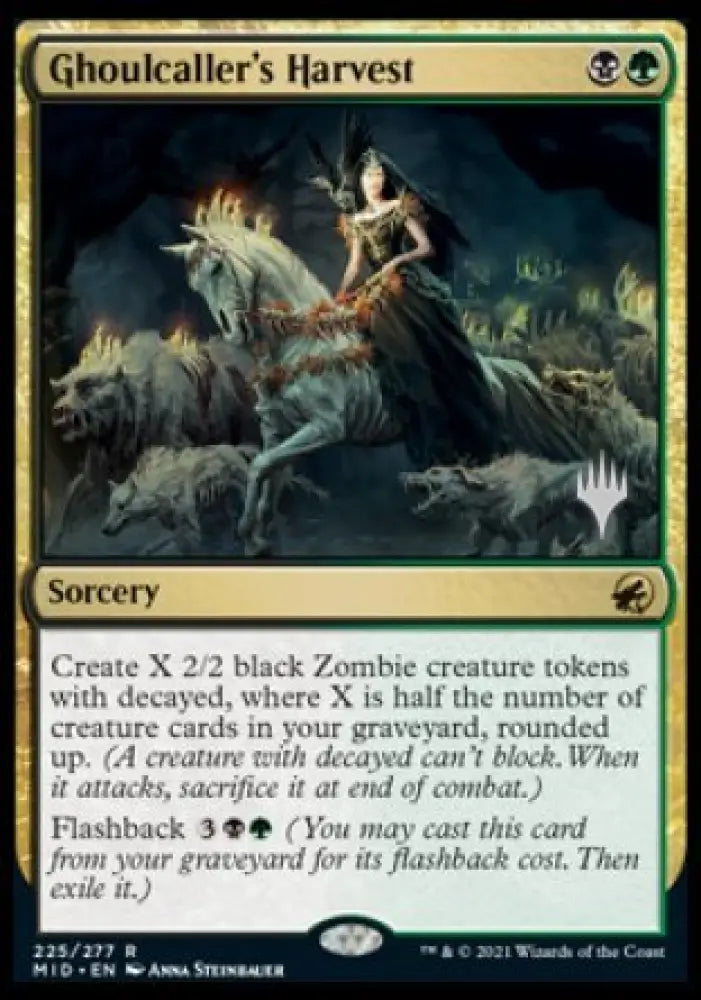 Ghoulcaller’s Harvest (Promo Pack) [Innistrad: Midnight Hunt Promos] - MTG Single