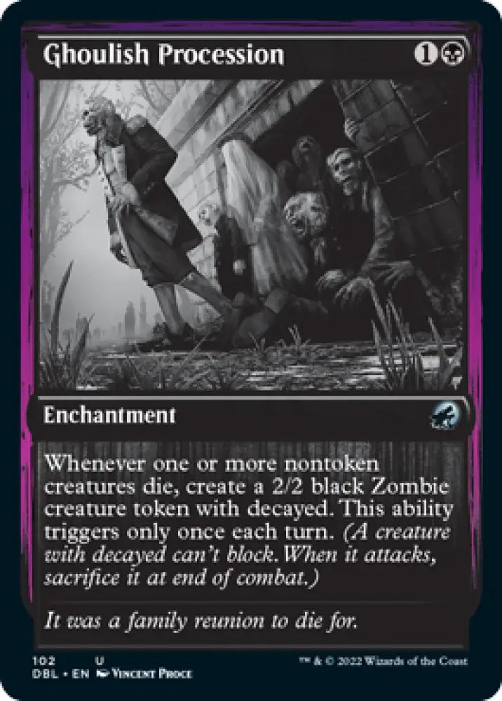 Ghoulish Procession [Innistrad: Double Feature] - MTG Single