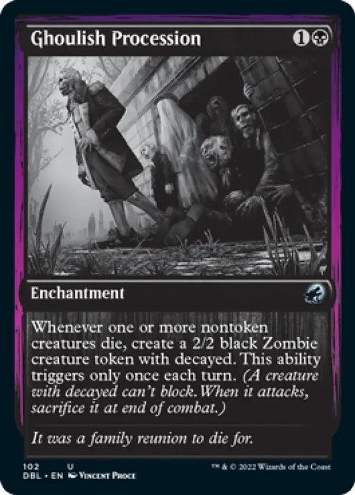 Ghoulish Procession [Innistrad: Double Feature] - MTG Single