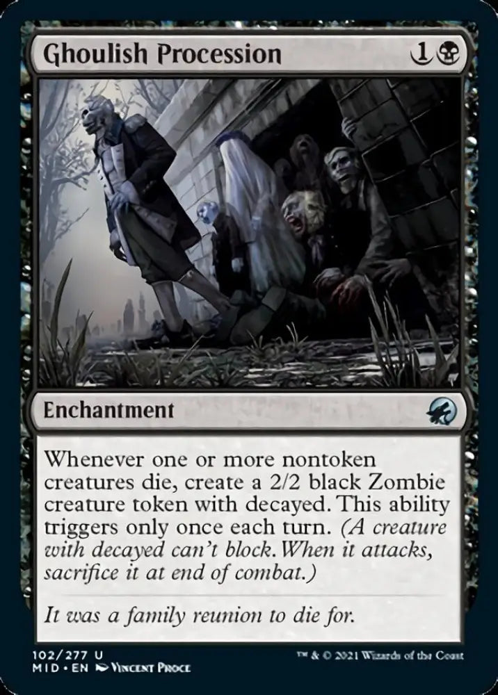 Ghoulish Procession [Innistrad: Midnight Hunt] - MTG Single