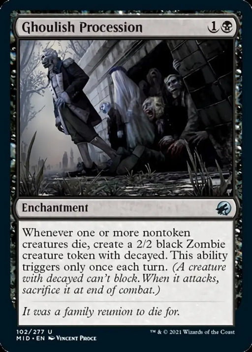 Ghoulish Procession [Innistrad: Midnight Hunt] - MTG Single