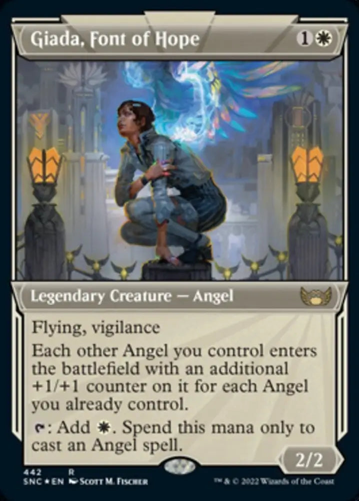 Giada Font of Hope (Showcase Art Deco Foil Etched) [Streets of New Capenna] - MTG Single