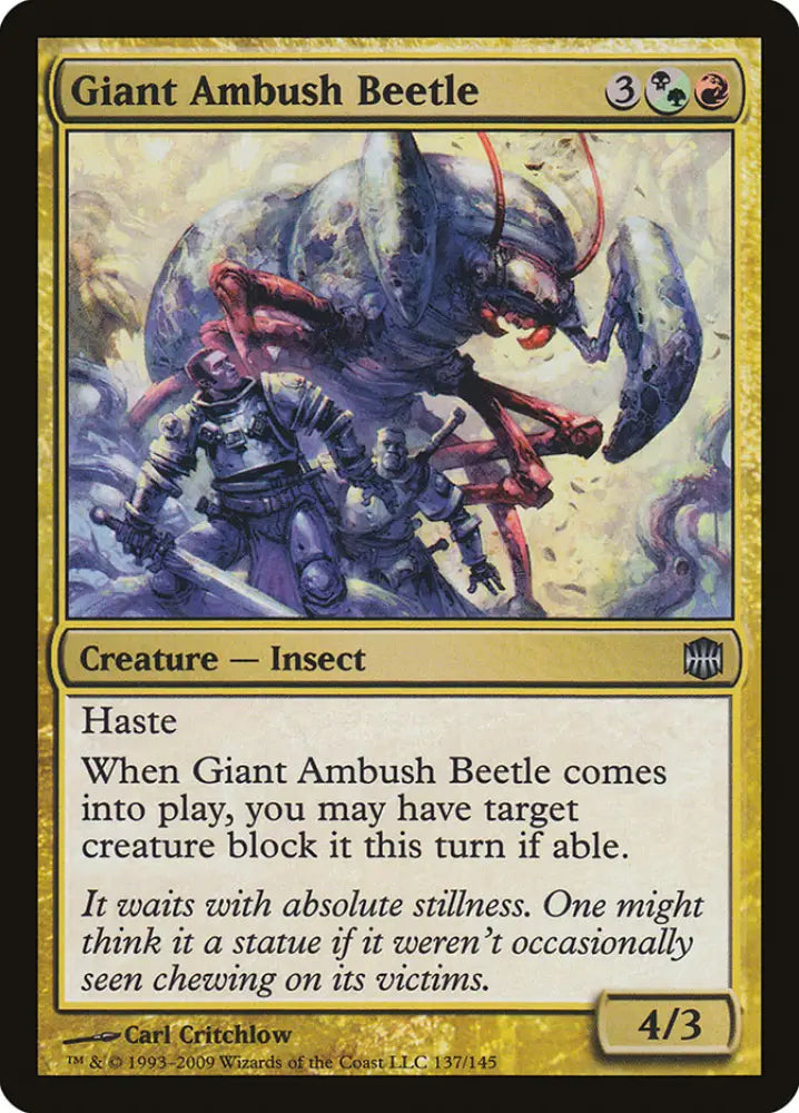 Giant Ambush Beetle [Alara Reborn] - MTG Single