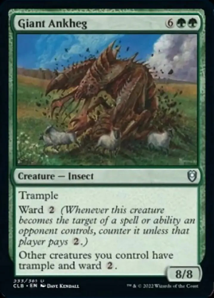 Giant Ankheg [Commander Legends: Battle for Baldur’s Gate] - MTG Single
