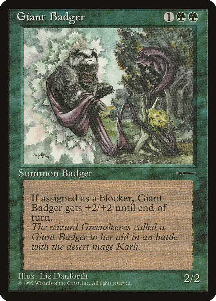 Giant Badger (Book Promo) [HarperPrism Book Promos] - MTG Single