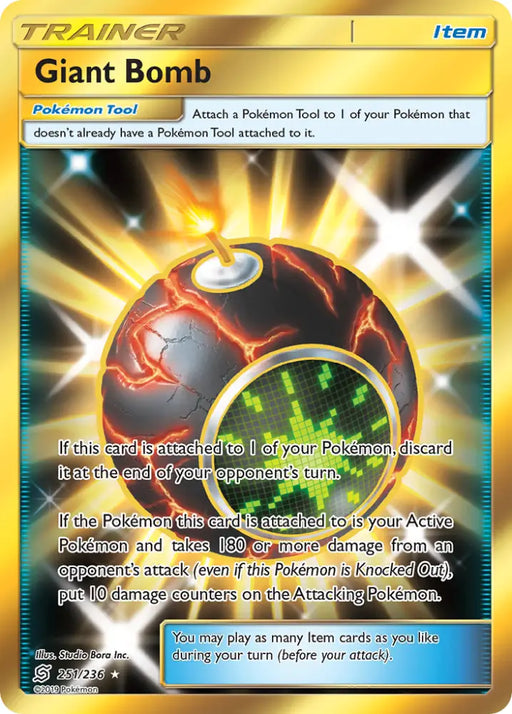Giant Bomb (251/236) [Sun & Moon: Unified Minds] - Pokemon Single
