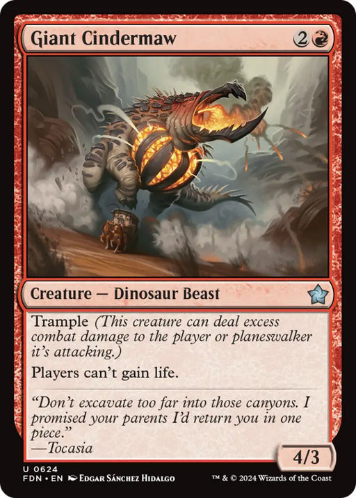 Giant Cindermaw [Foundations] - MTG Single