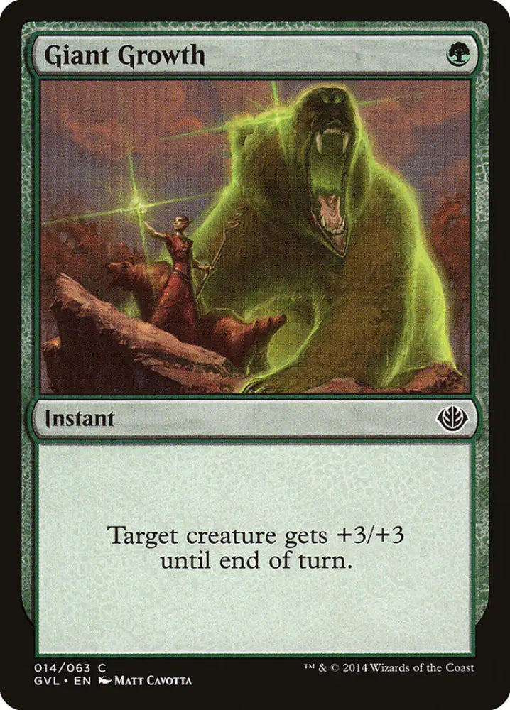 Giant Growth (Garruk vs. Liliana) [Duel Decks Anthology] - MTG Single