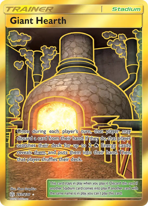 Giant Hearth (263/236) [Sun & Moon: Cosmic Eclipse] - Pokemon Single
