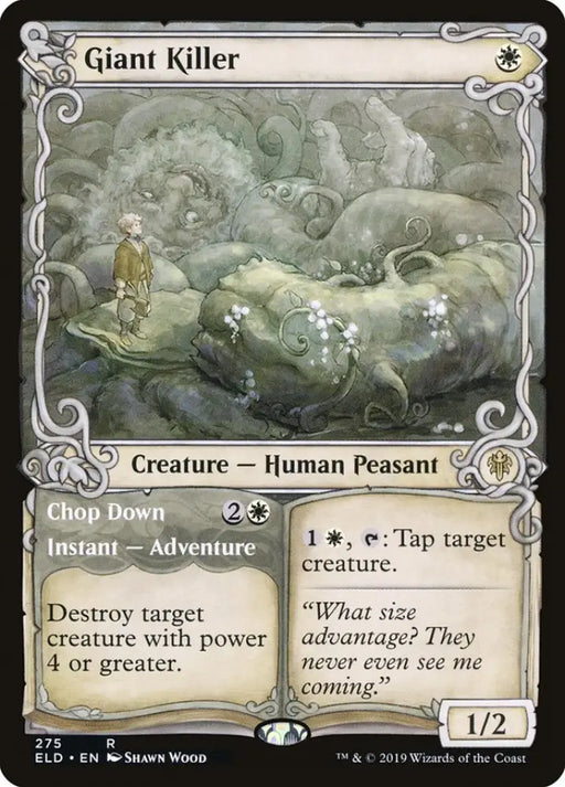 Giant Killer // Chop Down (Showcase) [Throne of Eldraine] - MTG Single