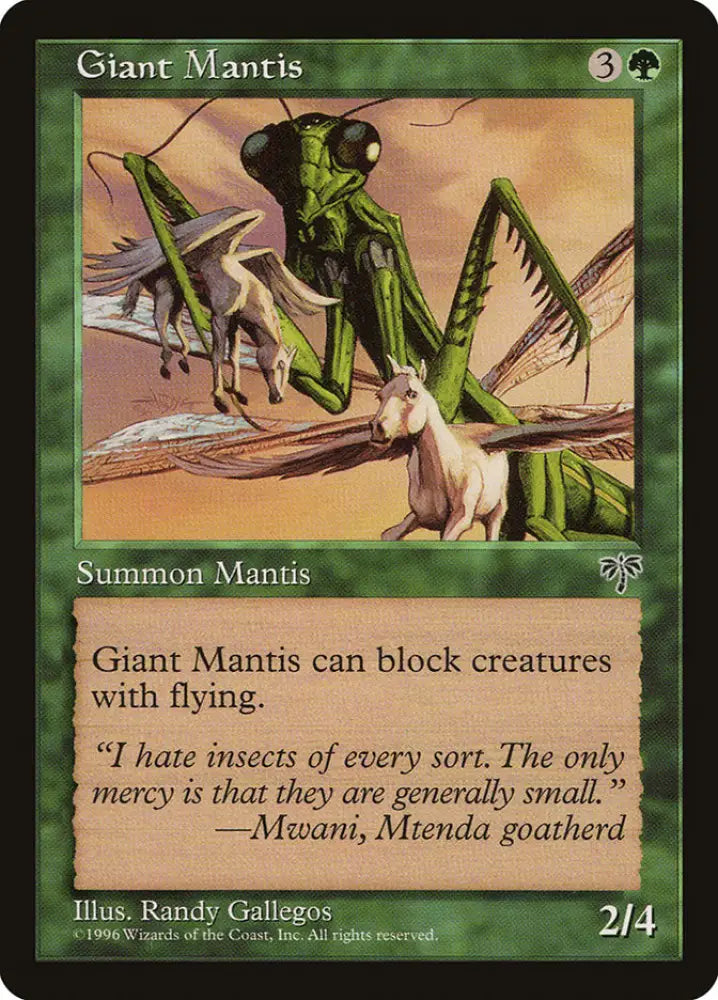 Giant Mantis [Mirage] - MTG Single