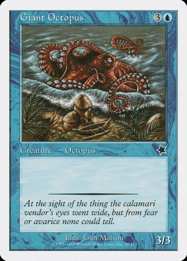 Giant Octopus [Starter 1999] - MTG Single