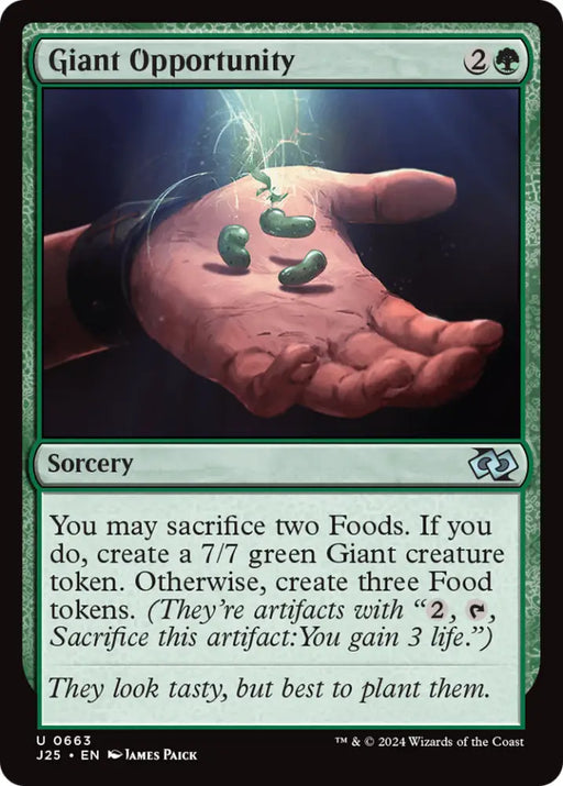 Giant Opportunity [Foundations Jumpstart] - MTG Single